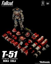 予約 Threezero  fallout series   POWER ARMOR NUKA COLA  T-51  1/6   アクションフィギュア  3Z07730W0