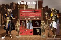 予約 FIRE PHOENIX  DIECAST ALLOY - THE PROTECTER OF UNDERWORLD - ANUBIS&PHARAOH'S GUARDIAN GOD - HORUS   1/12 アクションフィギュア  FP024