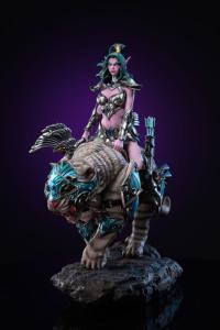 予約 Monster STUDIOS  Night Elf Huntress  40cm スタチュー