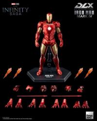 予約 Threezero    Marvel Studios: The Infinity Saga   DLX Iron Man Mark 4  アイアンマン 17.5cm  アクションフィギュア  3Z0501