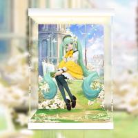 予約 初音ミク　ぬーどるストッパーフィギュア Flower Fairyーリリー・ホワイトー  専用 展示ケース