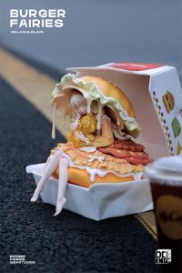 予約 WeArtDoing  Original The Sleeping Beauty-Burger Fairies- Yellow & The Sleeping Beauty-Burger Fairies-Black  フィギュア    