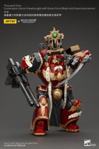 予約 JOYTOY  Thousand Sons Contemptor-Osiron Dreadnought with Gravis Force Blade and Gravis Autocannon 1/18   アクションフィギュア  JT8636