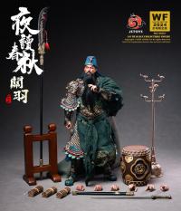 予約 佳圣JSTOYS  関雲長 関羽  NIGHT-READING THE SPRING AND AUTUMN ANNALS - GUAN YU YUCHANG 1/6 アクションフィギュア  W001