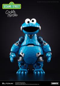 予約 Blitzway   Sesame Street  Cookie Monster  18.8cm  アクションフィギュア  BW-CA-10603